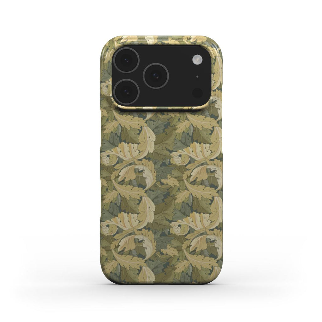 Pure green floral Snap Phone Case