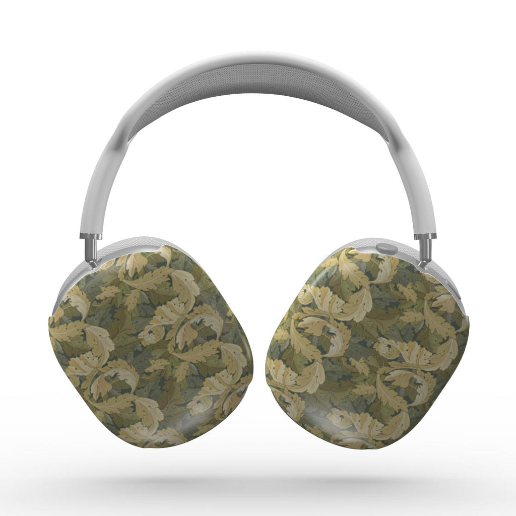 Pure green floral Apple AirPods Max Tough Case