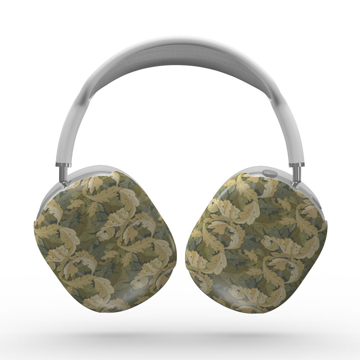 Pure green floral Apple AirPods Max Tough Case