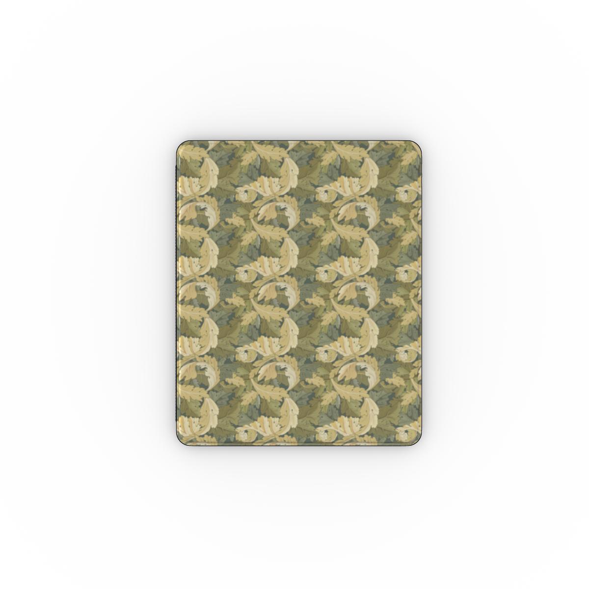 Pure green floral Apple iPad Case