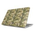 Pure green floral MacBook Case