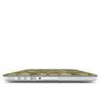 Pure green floral MacBook Case