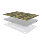 Pure green floral MacBook Case