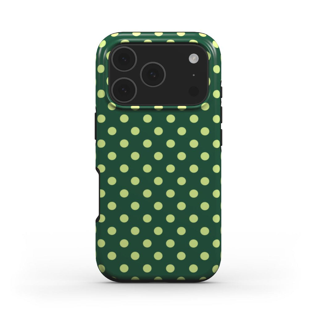Old green polka MagSafe Tough Phone Case