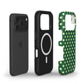 Old green polka MagSafe Tough Phone Case
