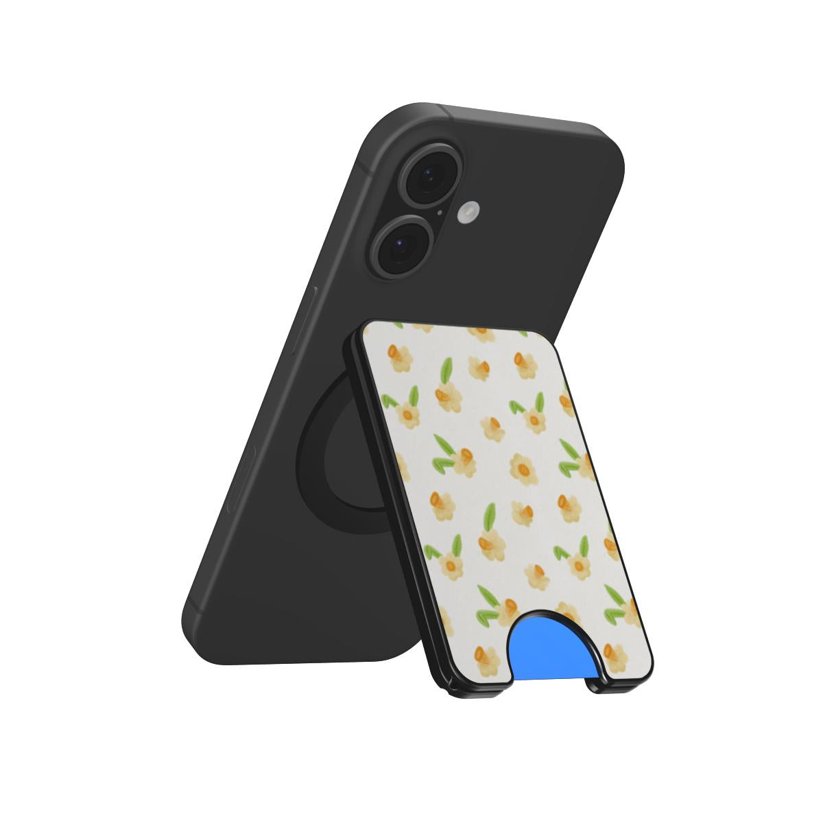 Narcissus floral Magnetic wallet
