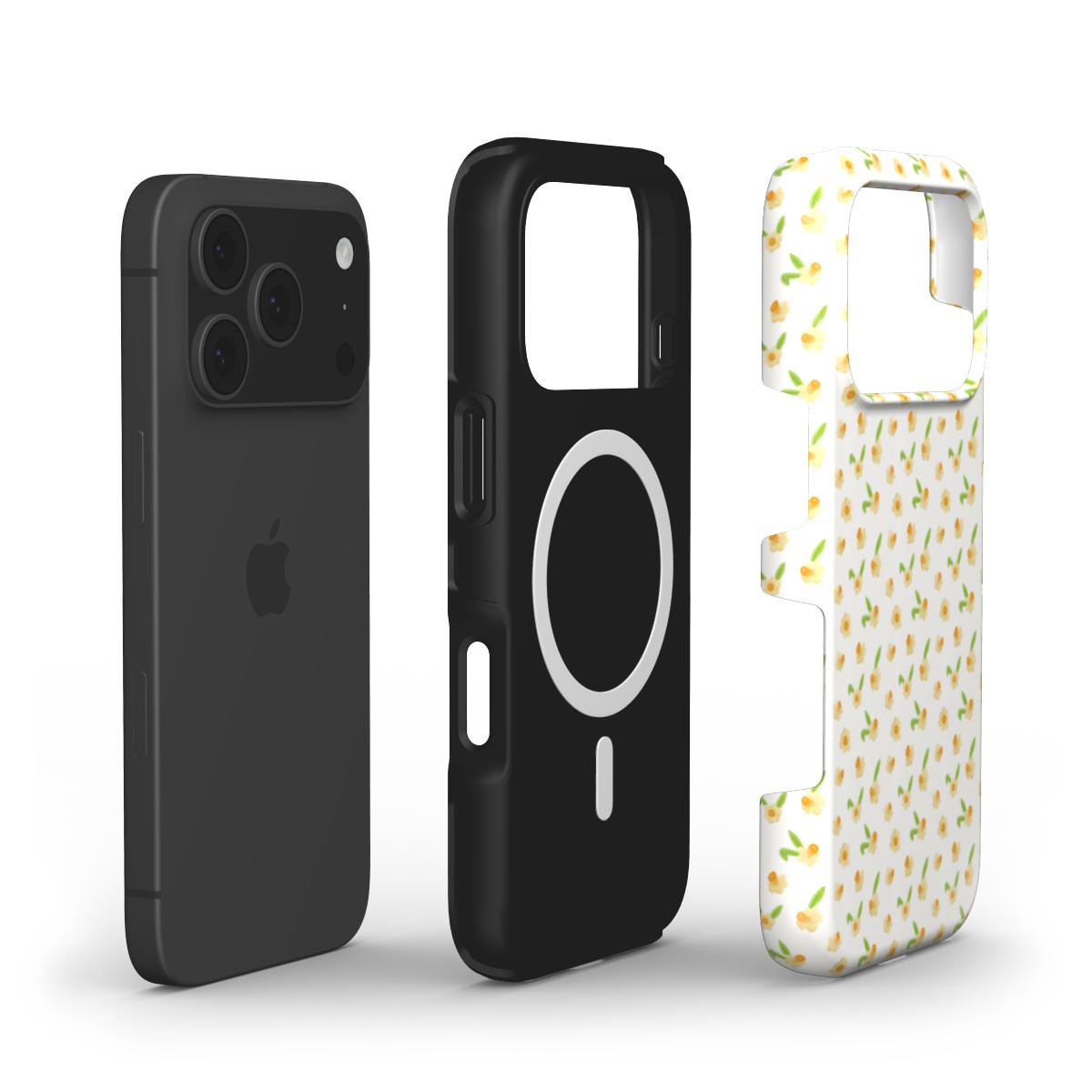 Narcissus floral MagSafe Tough Phone Case