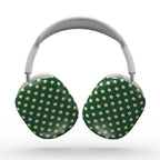 Old green polka Apple AirPods Max Tough Case