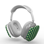Old green polka Apple AirPods Max Tough Case