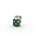 Old green polka Apple AirPods Tough Case