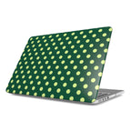 Old green polka MacBook Case