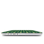 Old green polka MacBook Case