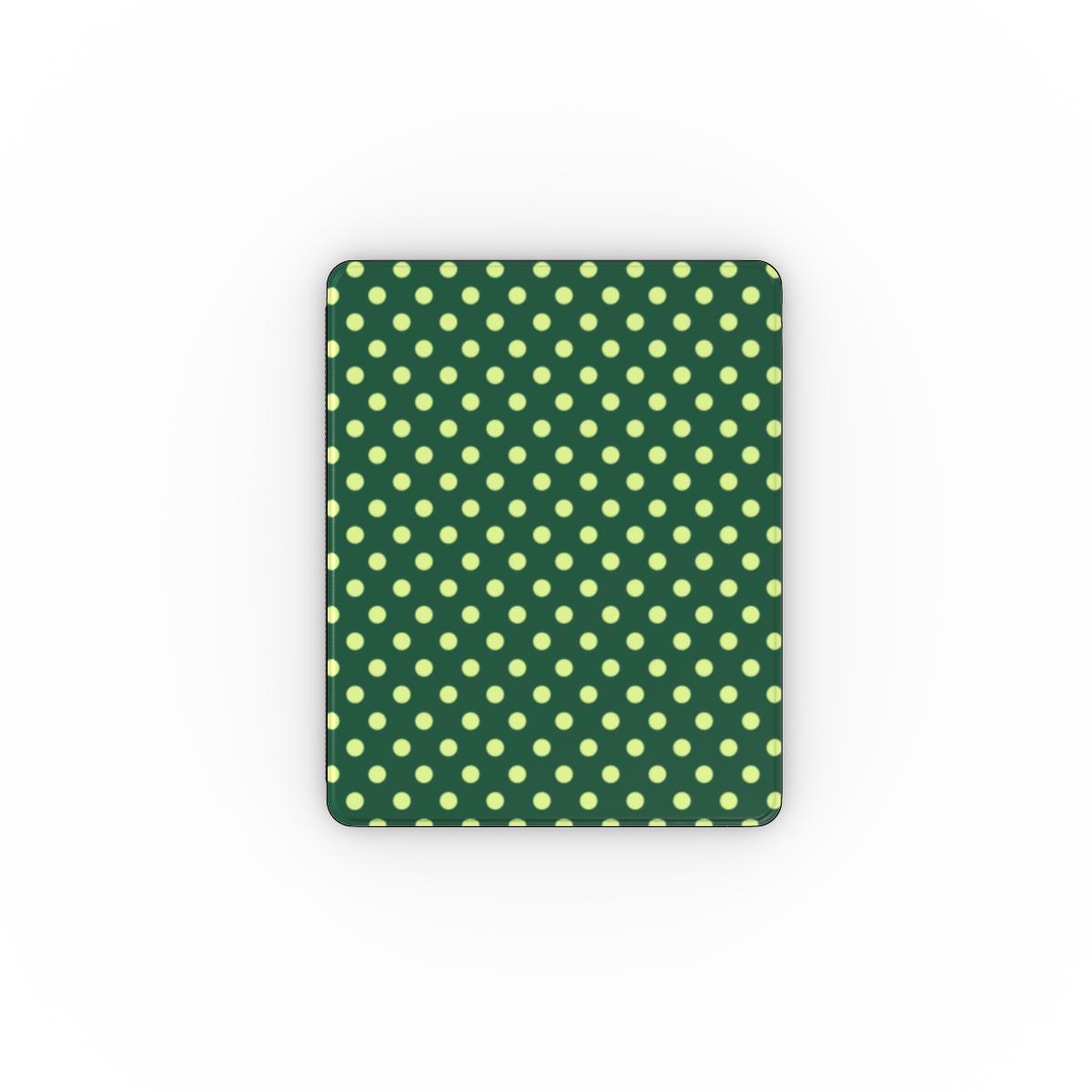 Old green polka Apple iPad Case