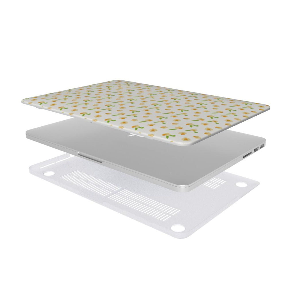 Narcissus floral MacBook Case