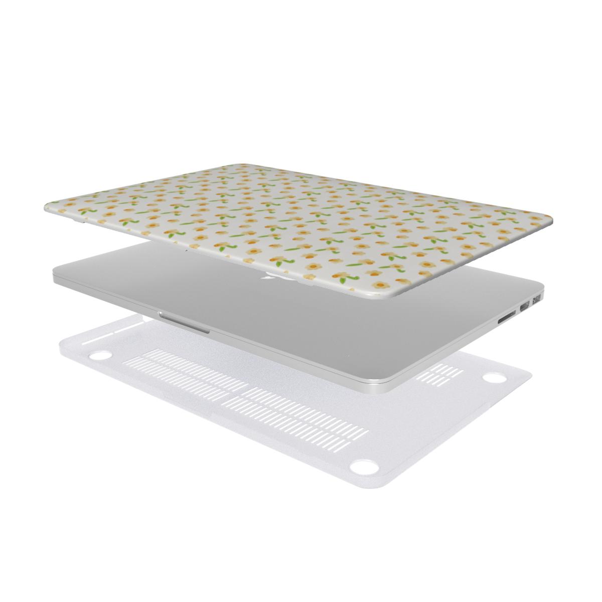 Narcissus floral MacBook Case