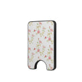 Pink rose floral Magnetic wallet