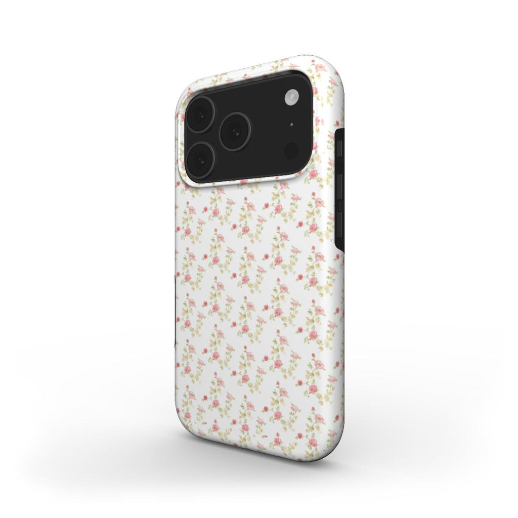 Pink rose floral Tough Phone Case