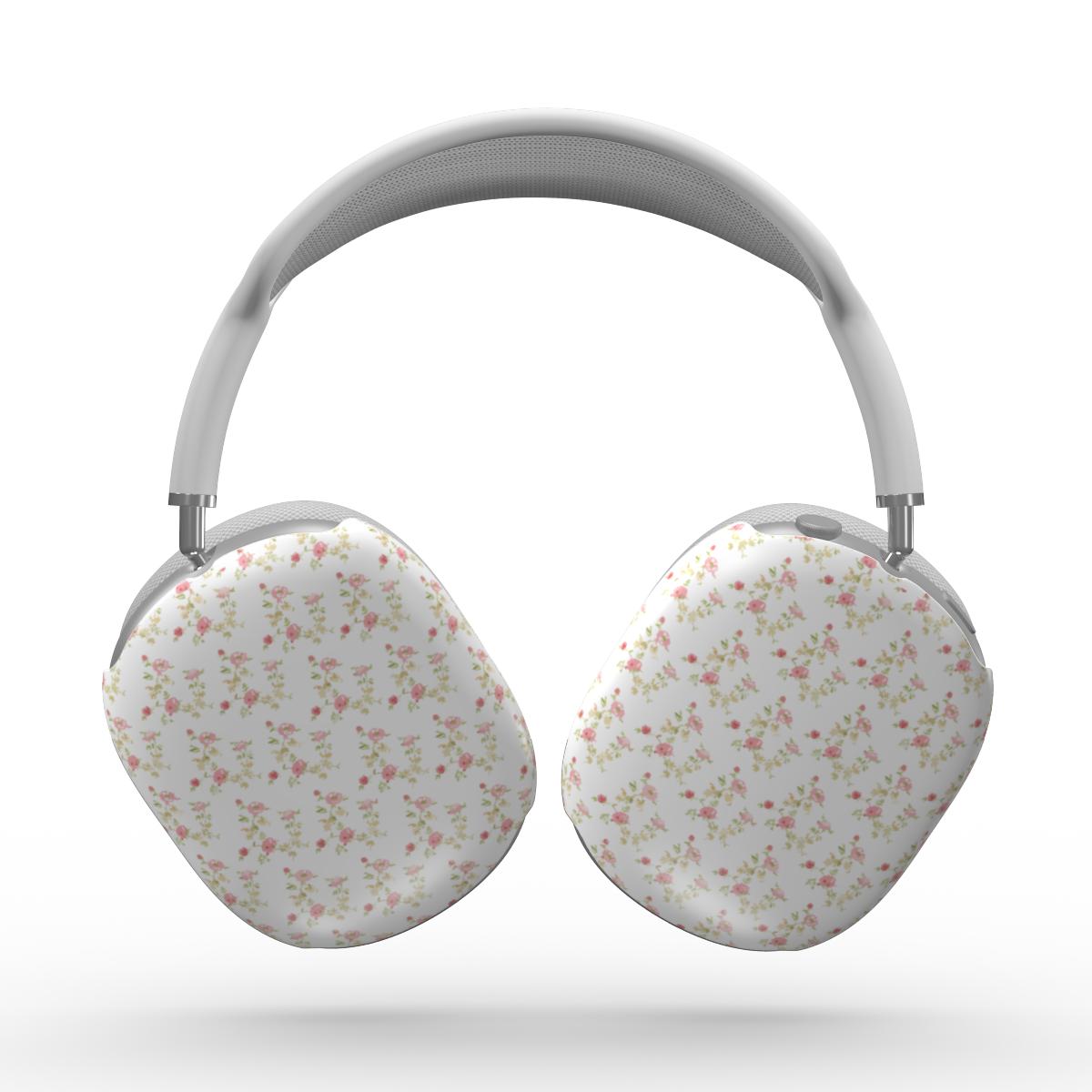 Pink rose floral Apple AirPods Max Tough Case