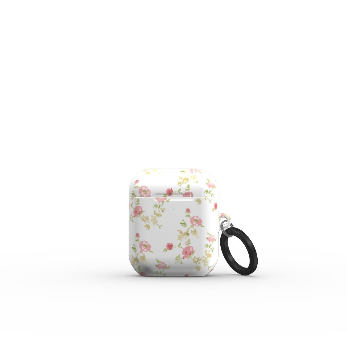 Pink rose floral Apple AirPods Tough Case