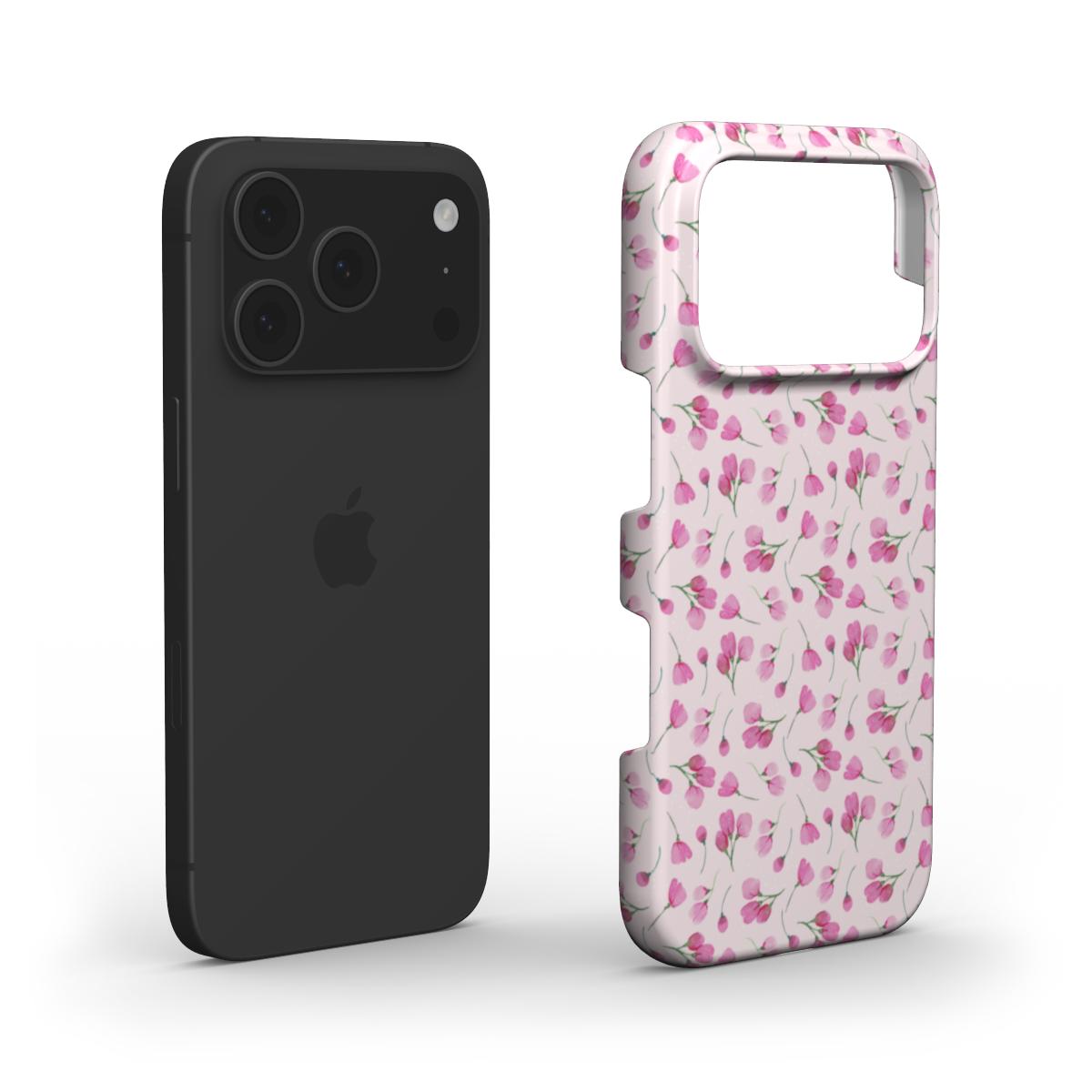 Pink little rose floral Phone Case