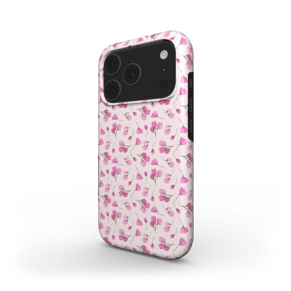 Pink little rose floral MagSafe Tough Phone Case