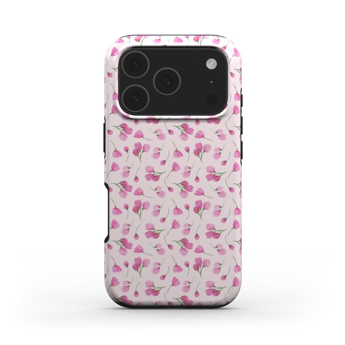 Pink little rose floral MagSafe Tough Phone Case