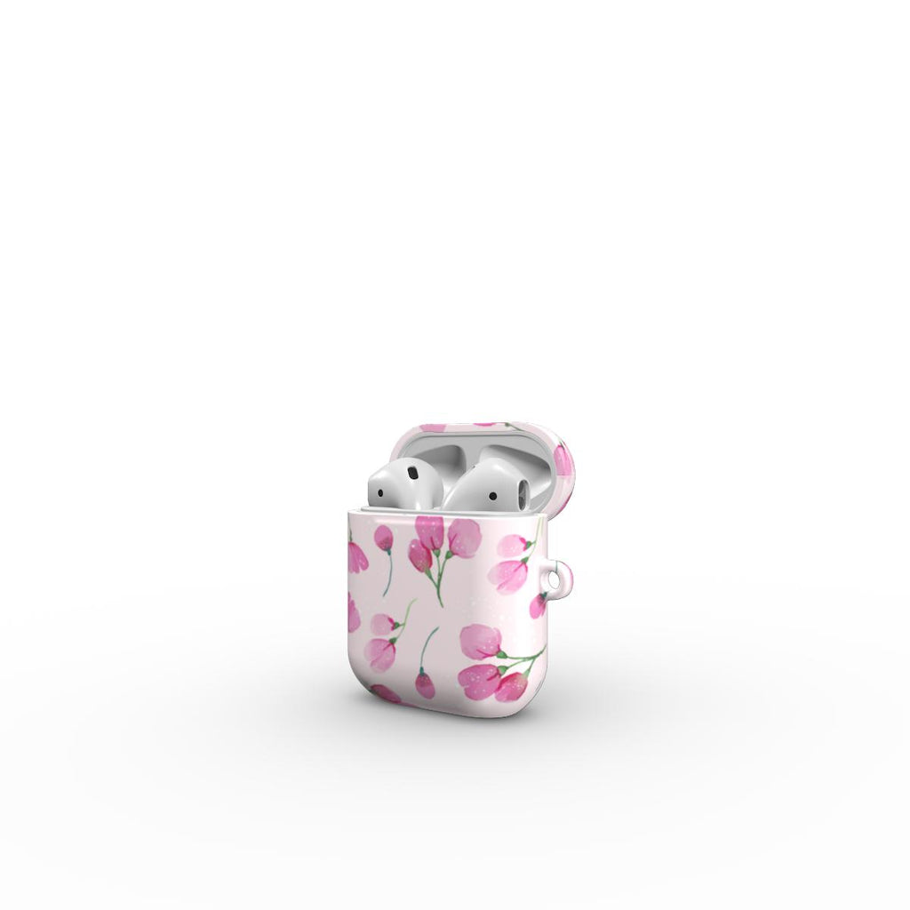 Pink little rose floral Apple AirPods Tough Case