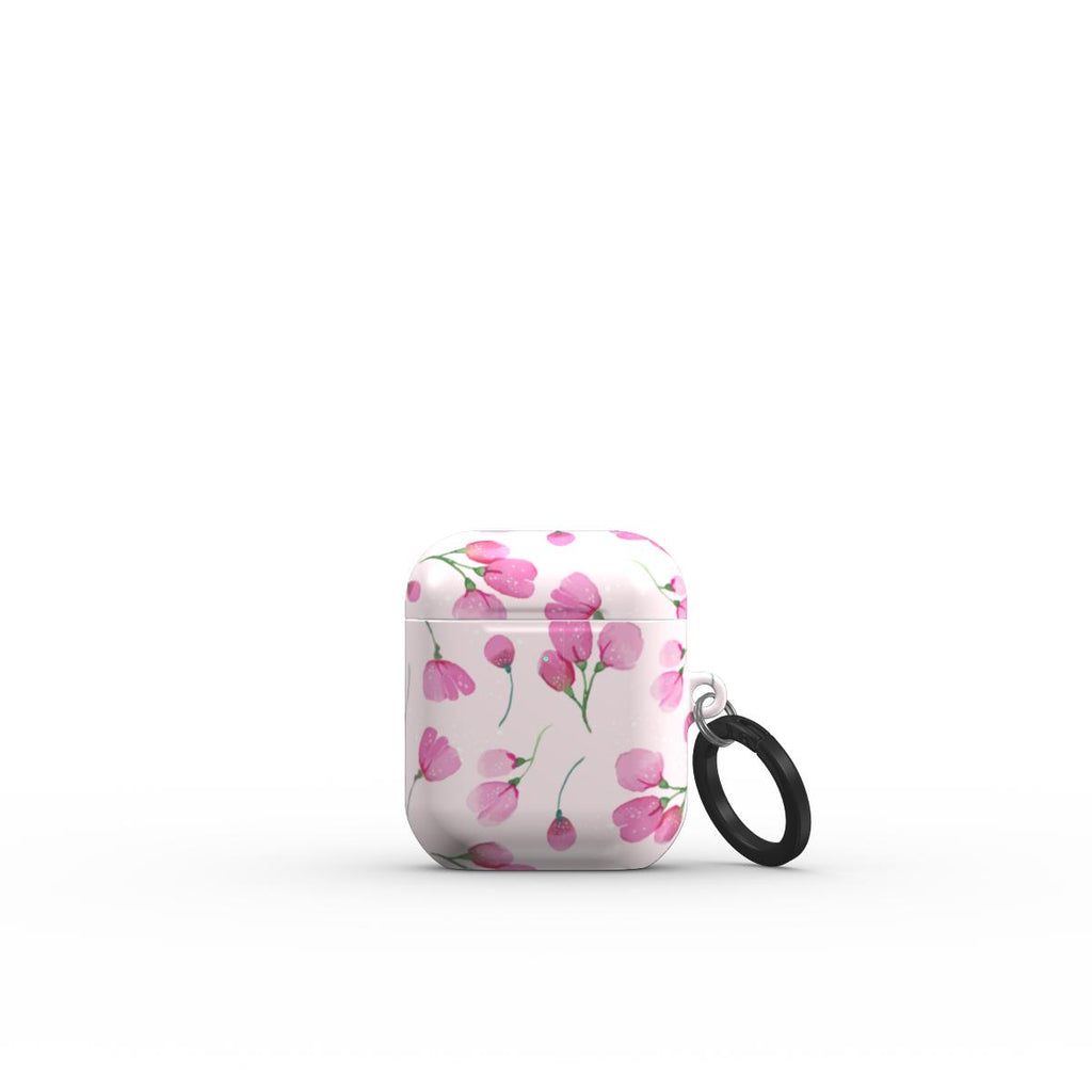 Pink little rose floral Apple AirPods Tough Case
