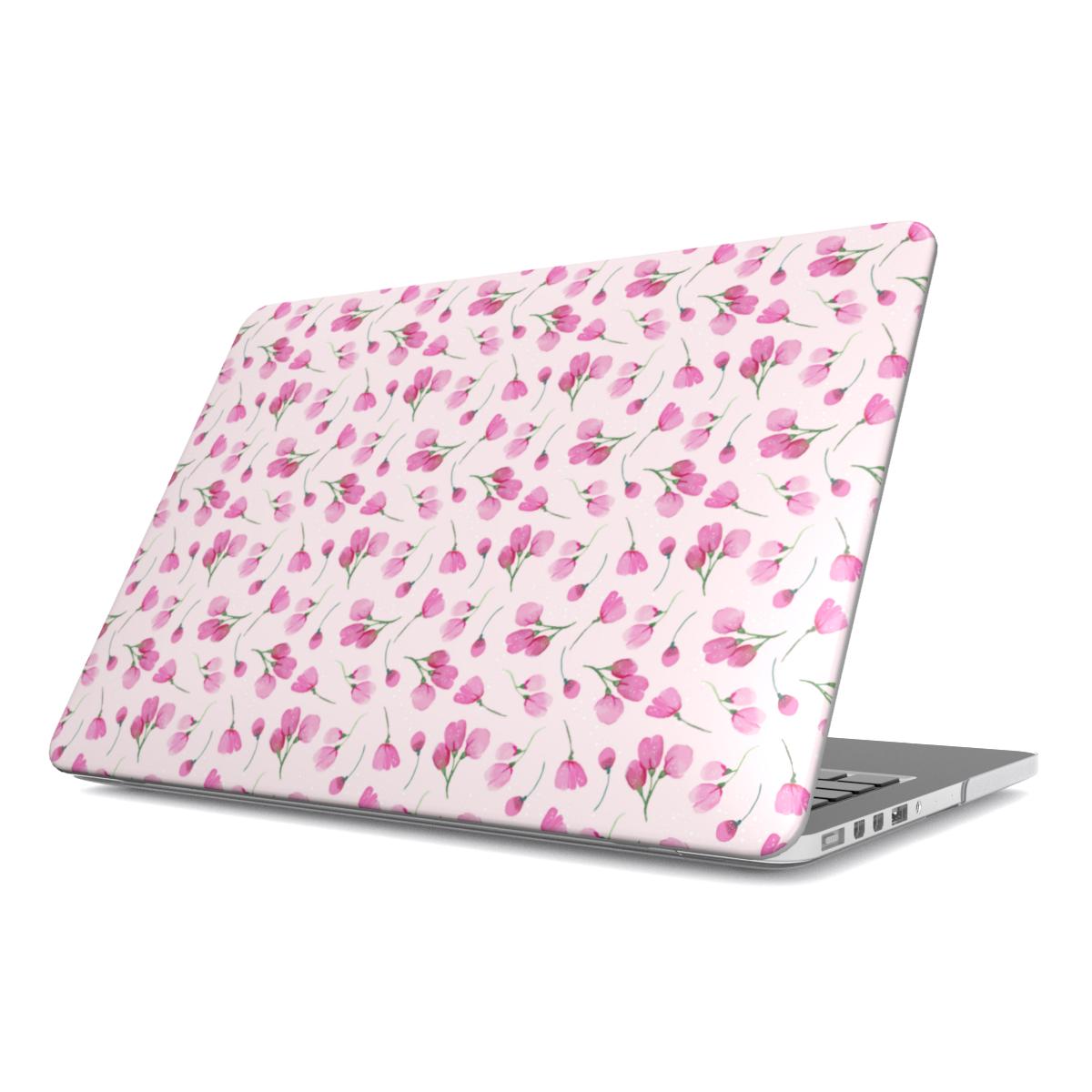 Pink little rose floral MacBook Case