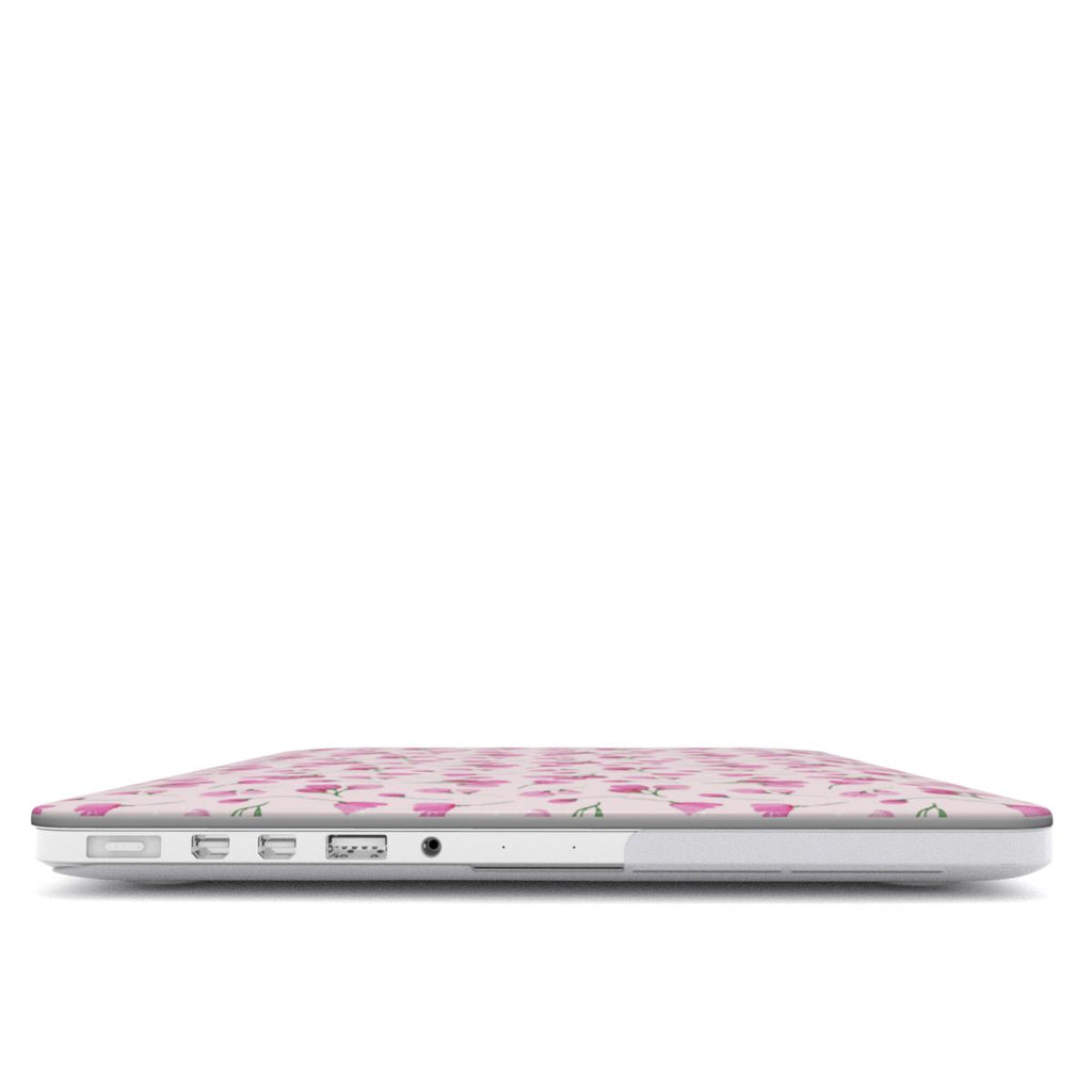 Pink little rose floral MacBook Case