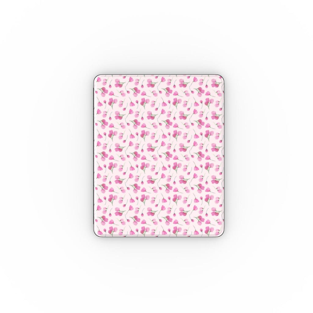 Pink little rose floral Apple iPad Case