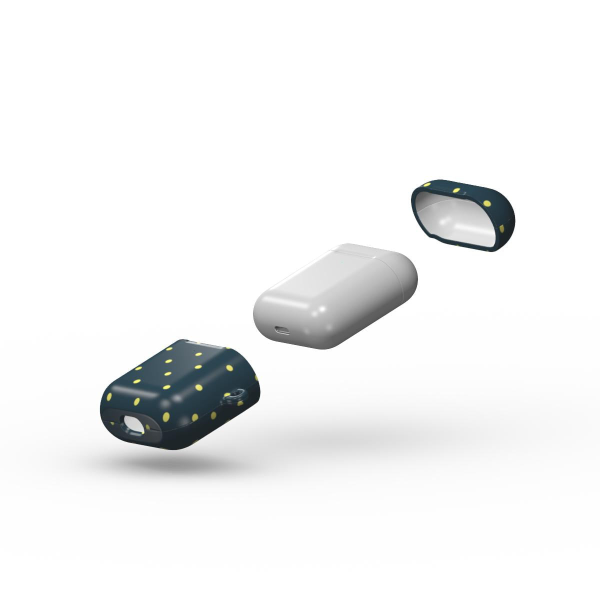 Hiyatt polka dots Apple AirPods Tough Case