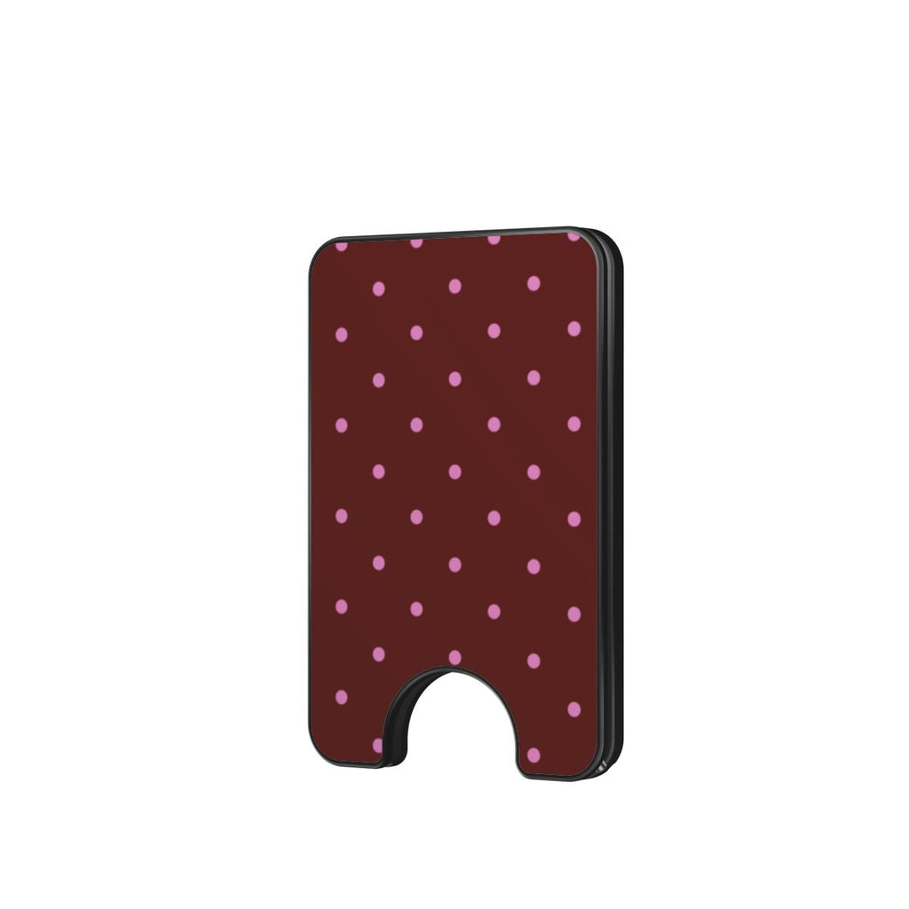 Blood polka dots Magnetic wallet