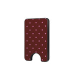 Blood polka dots Magnetic wallet