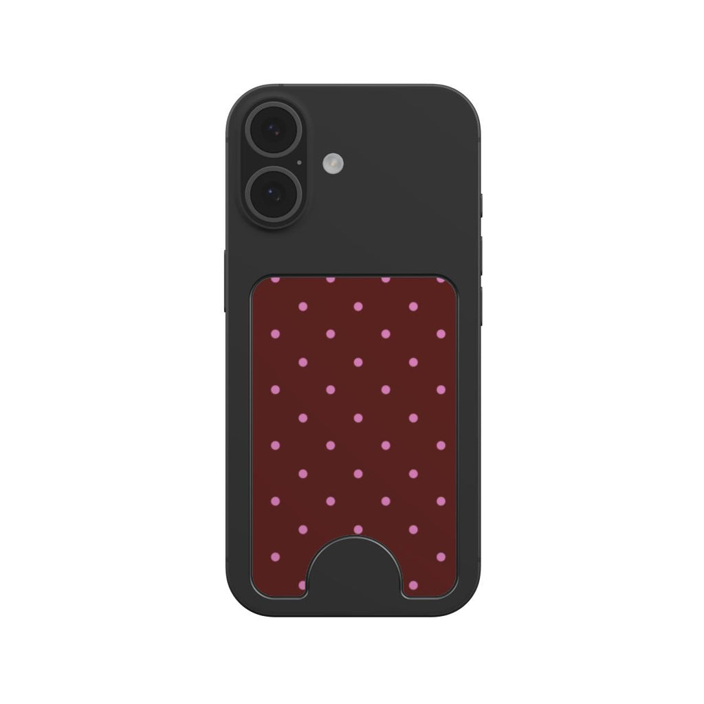 Blood polka dots Magnetic wallet