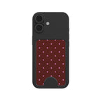 Blood polka dots Magnetic wallet