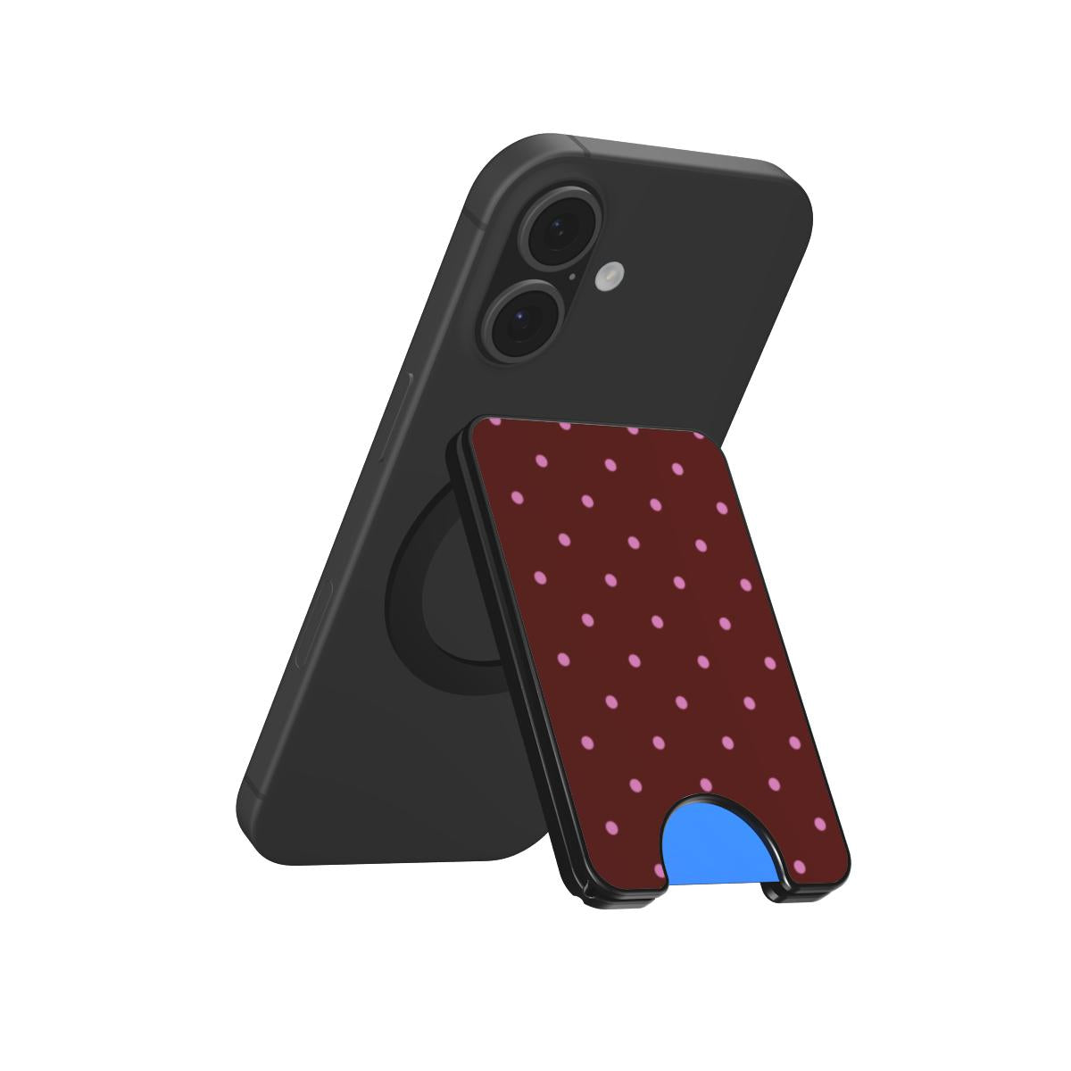 Blood polka dots Magnetic wallet