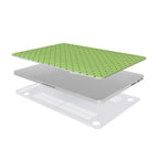 Lime polka dots MacBook Case