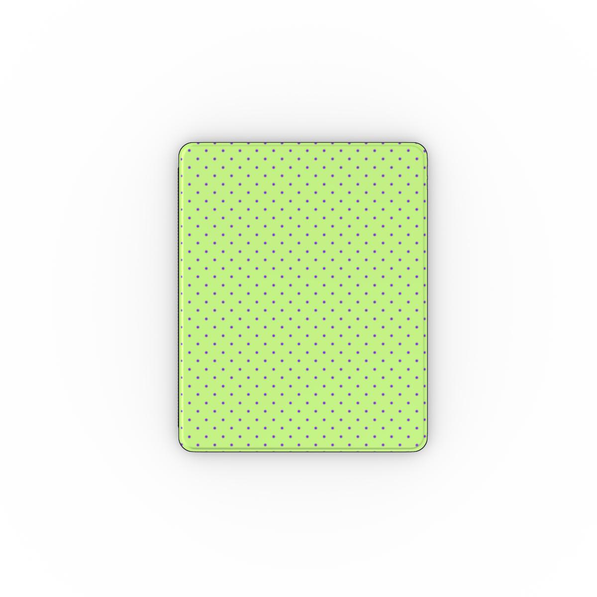 Lime polka dots Apple iPad Case