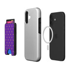 Grape Polka Dots Magnetic wallet