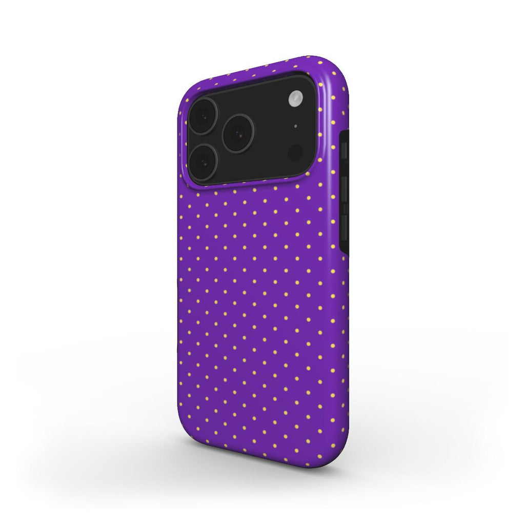Grape Polka Dots Tough Phone Case