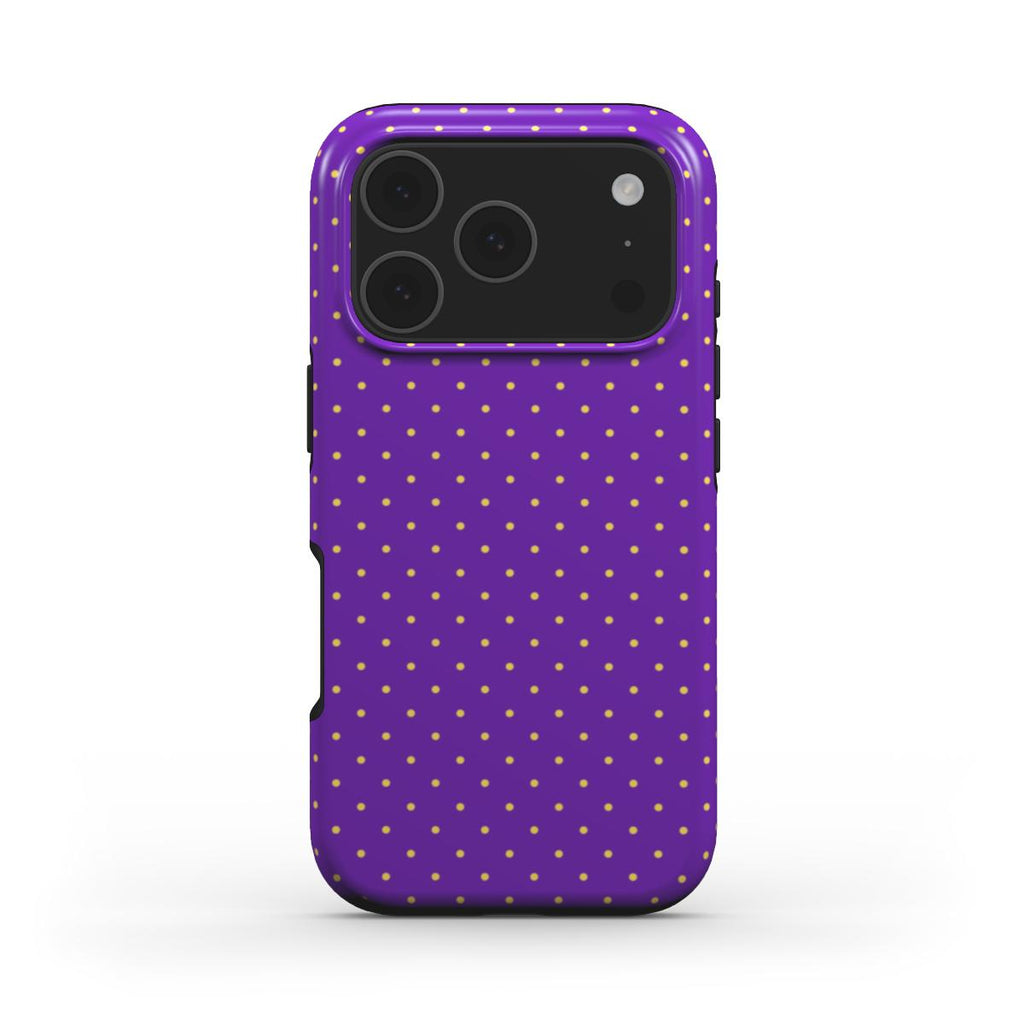 Grape Polka Dots Tough Phone Case