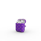 Grape Polka Dots Apple AirPods Tough Case