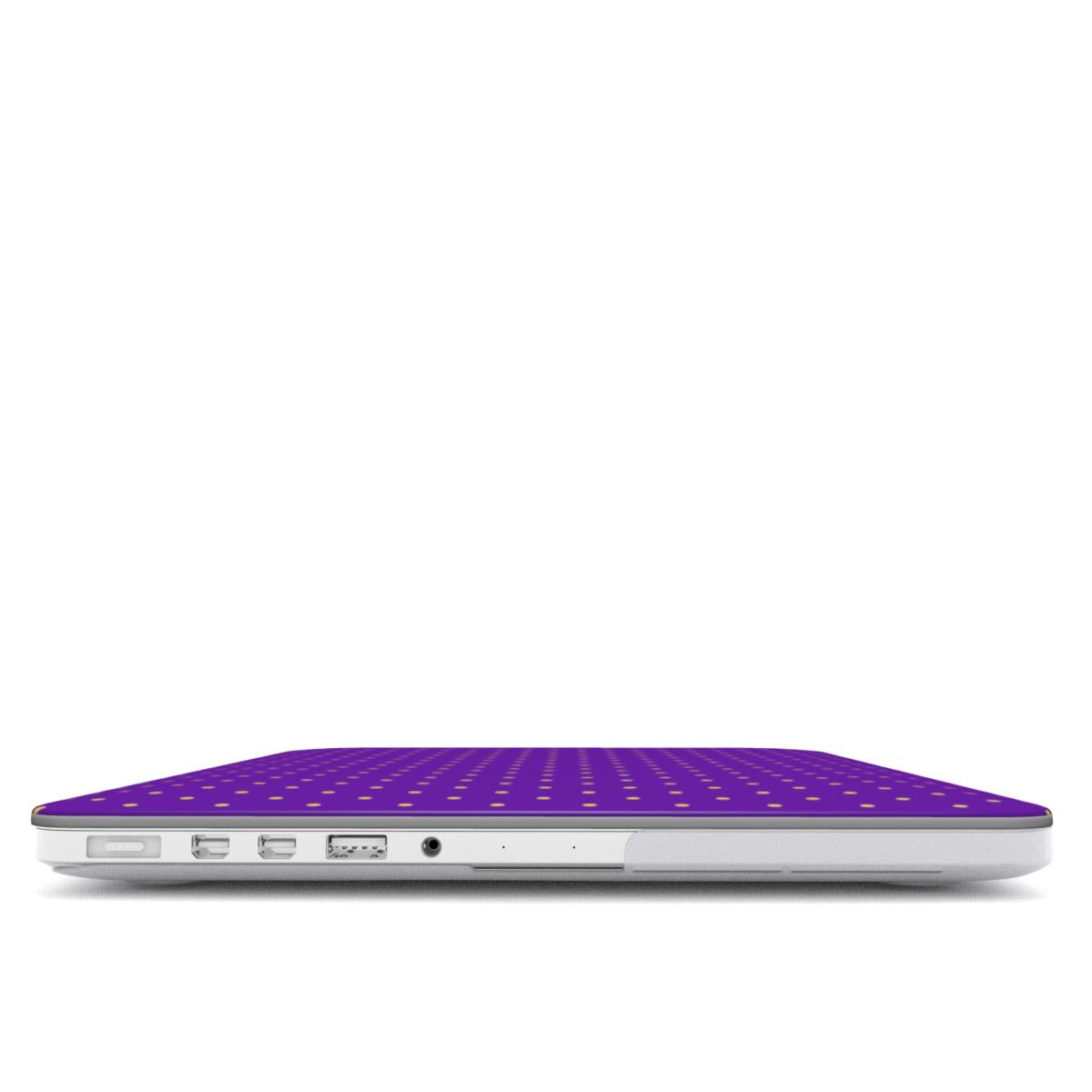 Grape Polka Dots MacBook Case