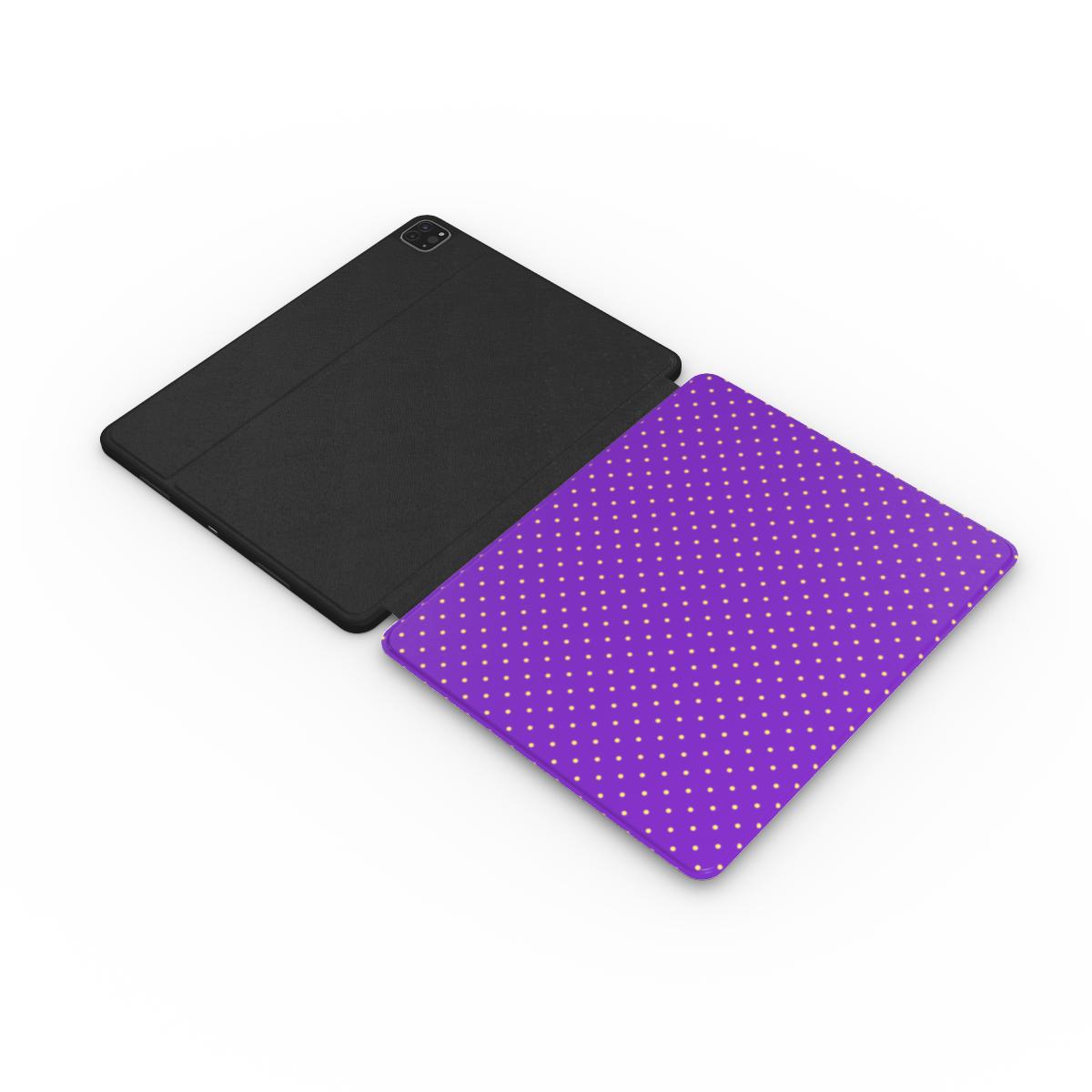 Grape Polka Dots Apple iPad Case