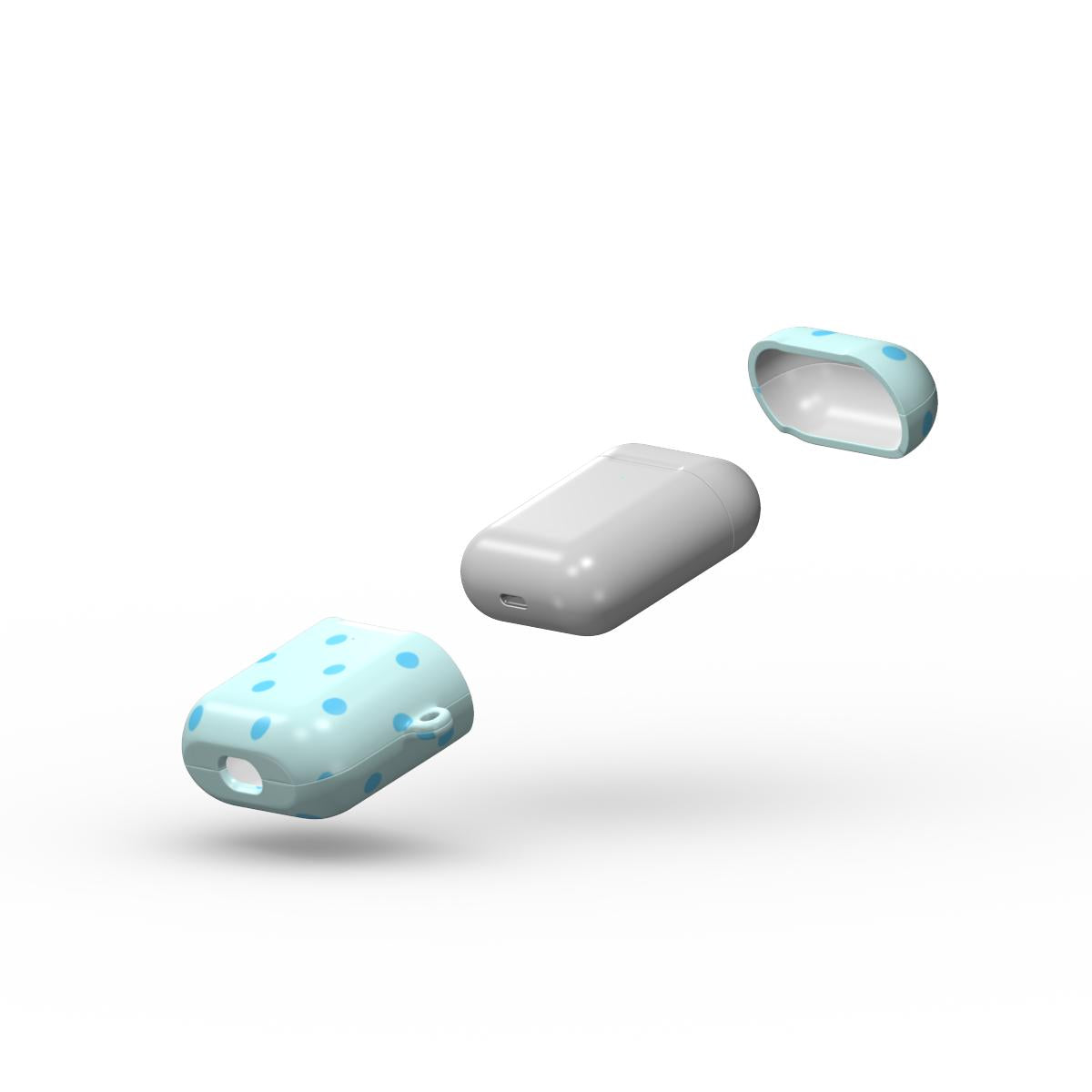Light Blur Polka Dots Apple AirPods Tough Case