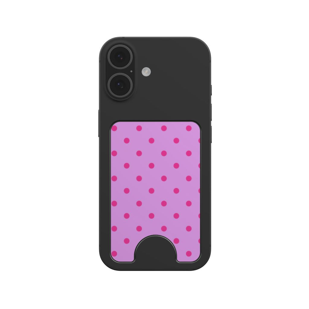 Light Pink Polka Dots Magnetic wallet