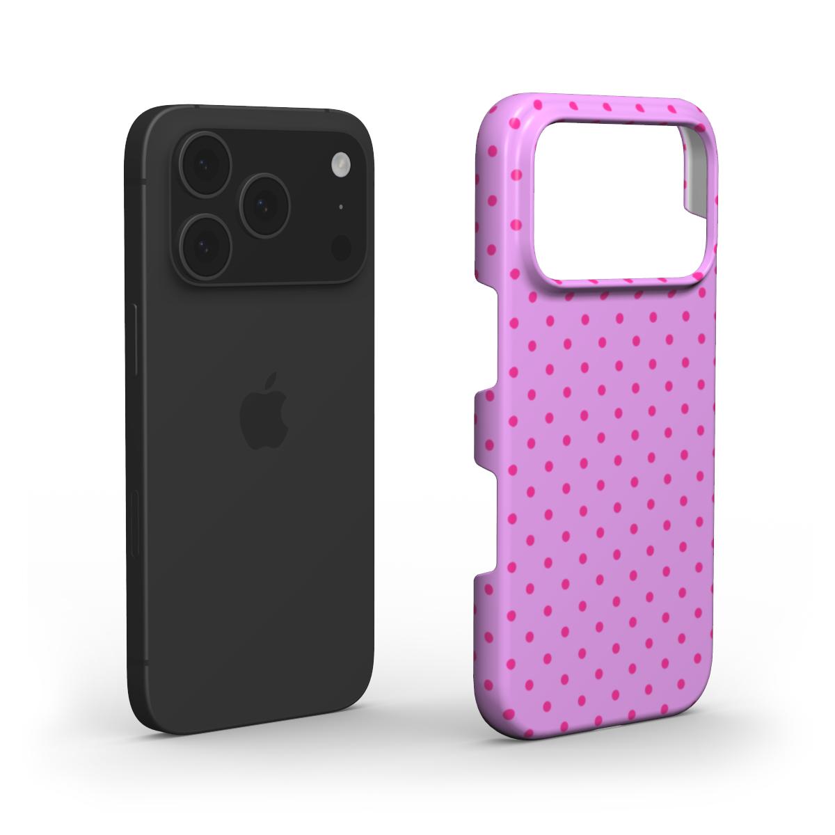 Light Pink Polka Dots Phone Case