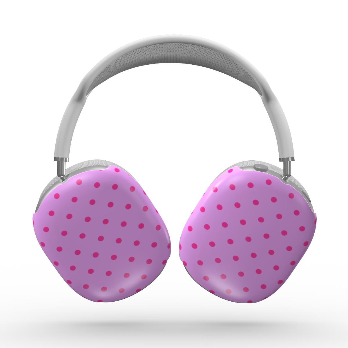 Light Pink Polka Dots Apple AirPods Max Tough Case
