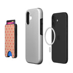 Carrot Orange Polka Dots Magnetic wallet